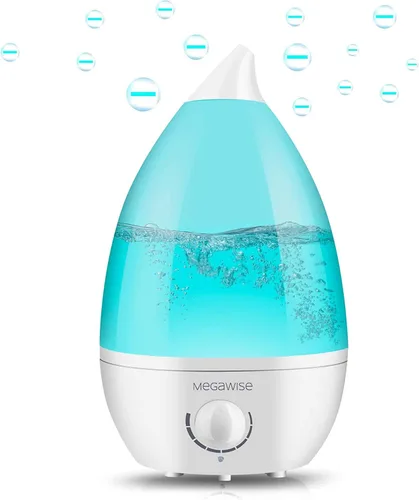 Vista 10 de Humidificador Ultrasónico de Vapor Frío MegaWise SK7620 - Capacidad de 1.5L, Operación Silenciosa, Salida de Vapor Ajustable, Apagado Automático