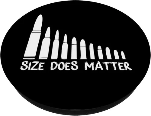 Vista 2 de El tamaño Does Matter Funny Gun Ammo Bullet Size Matters PopSockets PopGrip: agarre intercambiable para teléfonos y tabletas