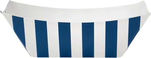 Vista 9 de Restaurantware Bio Tek 2 onzas Botes de comida desechables de 400 bandejas de papel para alimentos - Botes de papel a prueba de grasa con diseño