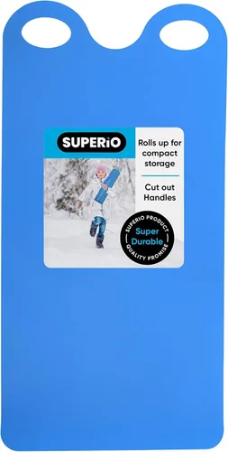 Vista 12 de Superio Snow Slider Mat, Flexible Snow Sled Flying Carpet, Roll up Sleds for Kids 36" / Adults 54" Lightweight Plastic Snowboard Sled, 1 Pack Rojo