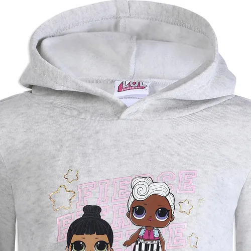 Vista 3 de LOL Surprise Dolls Girls Hoodie and Legging Pant Set for Little Kids PinkGrey