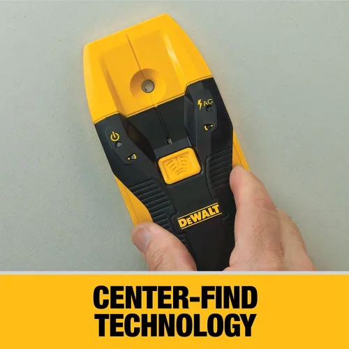 Vista 5 de DEWALT Detector de montantes, 3/4", localiza montantes de estructura de manera eficiente con flechas LED, ideal para madera y metal, pilas AAA