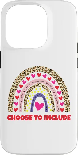 Vista 17 de Choose to Include Leopard Rainbow Special Needs Awareness Case for iPhone 17