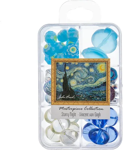 Vista 20 de John Bead Masterpiece Collection - Caja de cuentas de vidrio con mezcla de 3.00 oz A Bar en The Folies-Bergère - Edouard Manet Un bar