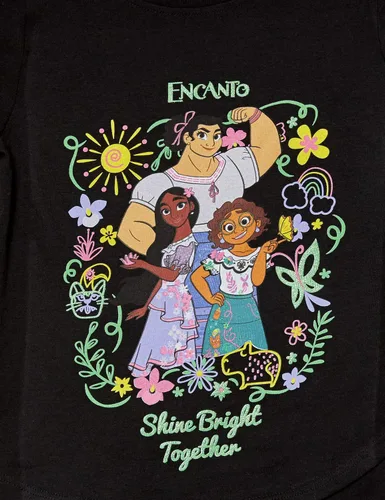 Vista 4 de Disney Girls Encanto Girls 3 Pack T-Shirt Bundle Set - Girls 4-16