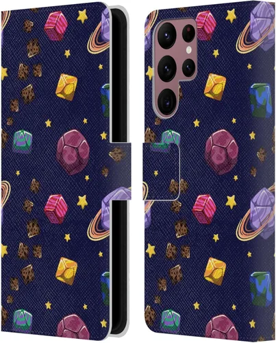 Vista 169 de Head Case Designs Officially Licensed Carla Morrow Colorful Space Dice Patterns Leather Wallet Case Compatible with Samsung Galaxy A07 4G