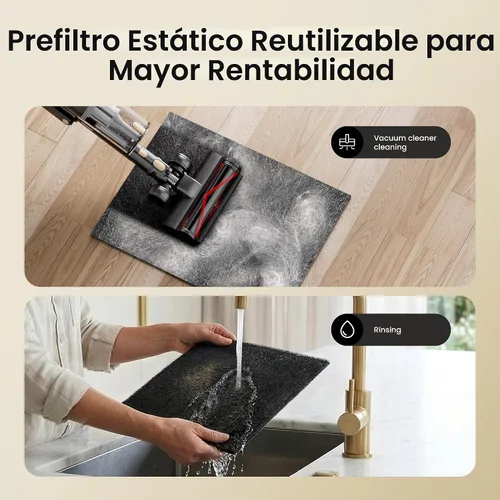Vista 6 de Purificador de aire para mascotas para el hogar, habitación grande, 2500 pies cuadrados, filtro lavable HEPA H13 de doble cara, limpiador de aire