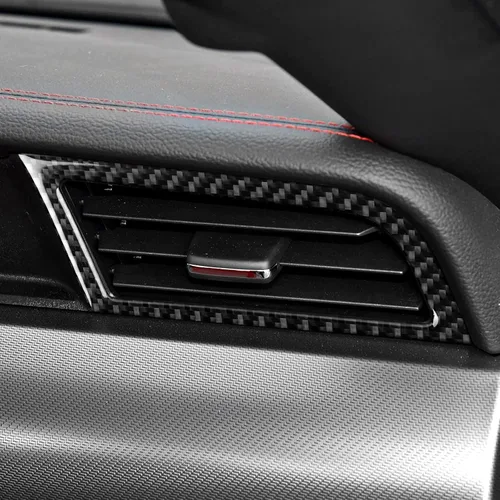 Vista 4 de Calcomanía de fibra de carbono para Ford Mustang 2015 2016 2017 2018 2019 2020 2021 2022 2023 cubierta