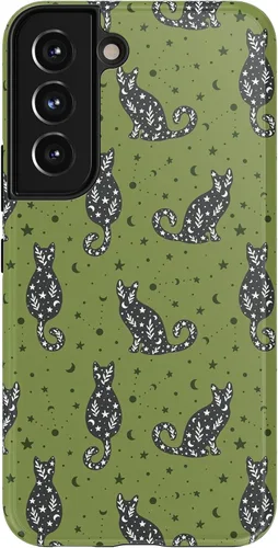 Vista 11 de Casely Funda para Galaxy S9 Postura de cadáver Yoga de esqueleto Diseño protector delgado esencial de doble capa