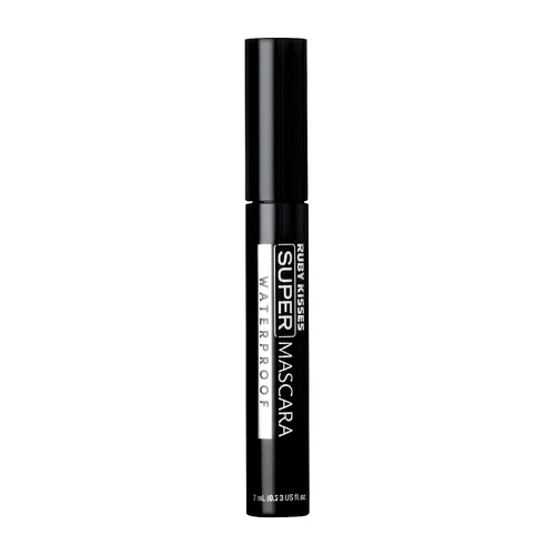Vista 2 de Ruby Kisses Super Mascara Impermeable, Alargamiento, Definición, Rizado, Maquillaje de Ojos (azul marino)