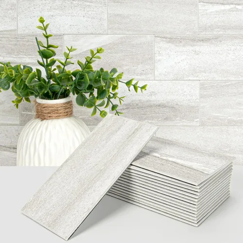 Vista 18 de Art3d Paquete de 102 protectores contra salpicaduras para despegar y pegar Piedra natural blanca