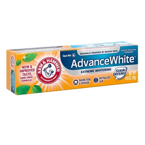 Vista 14 de Arm & Hammer Advance White Extreme Whitening Pasta de dientes, 0.9 onzas (el embalaje puede variar)