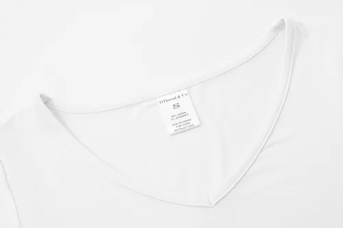 Vista 7 de OThread Co Camiseta de manga larga con cuello en V para mujer con capa básica de licra