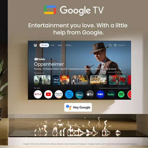Vista 14 de Hisense Serie S7N CanvasTV QLED 4K de 85 pulgadas, Dolby Vision HDR Google Smart TV (85S7N, modelo 2025) - 144Hz, modo artístico, panel