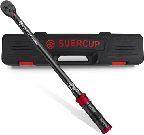 Vista 11 de SUERCUP - Llave dinamométrica de clic de 100 dientes de próxima generación, 1/2 pulgada, 10-170 pies 13.6-230.5 N.m, ±3% Accuracy, 3.6° Arc Swing