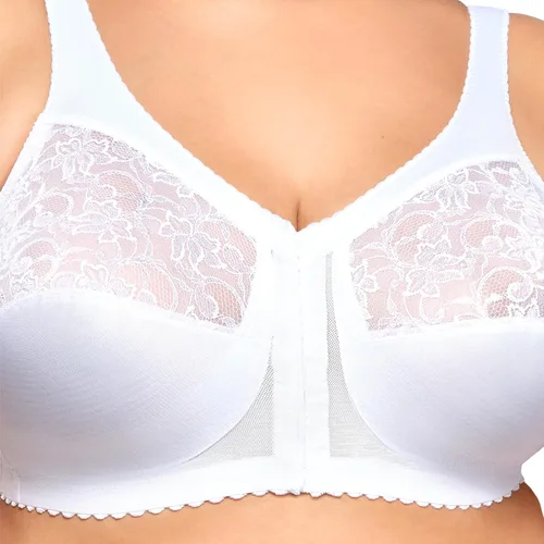 Vista 3 de Glamourise MagicLift #1200 - Brasier de apoyo para mujeres de talla grande con cierre frontal