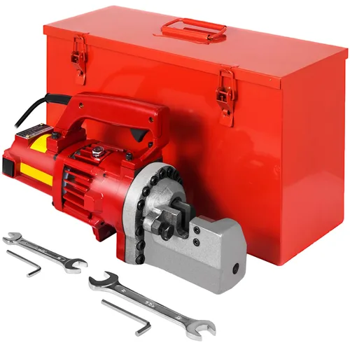 Vista 10 de Happybuy Cortador de barras de refuerzo hidráulico eléctrico 900W RC-16 110V - Portátil, corta barras de refuerzo de 0.157-0.630 in en 3 segundos