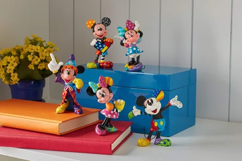 Vista 2 de Enesco Disney by Britto - Figura miniatura de Mickey Mouse, 3.54 pulgadas, multicolor, 6006085