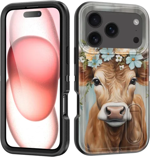 Vista 18 de Funda para iPhone Air con soporte integrado, a prueba de golpes, polvo y caídas, 3 capas, grado militar, funda protectora para iPhone Air de 6.5
