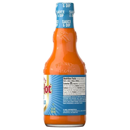 Vista 13 de Frank's RedHot Salsa picante Mild Wings, 12 fl oz