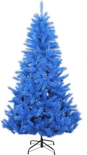 Vista 14 de Perfect Holiday Árbol de Navidad de pino canadiense negro de 4 pies 291 puntas, diámetro 30 pulgadas Incluye soporte de metal (PVC-4BLK)