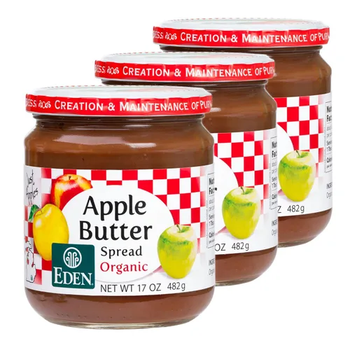 Vista 10 de Eden Foods Mantequilla de manzana orgánica, 17 onzas