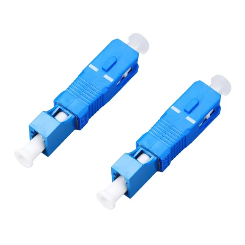 Vista 16 de FTTH Herramienta de equipo óptico LC hembra a SC macho brida híbrida monomodo 9/125 SM conector adaptador de fibra óptica para comunicación digital