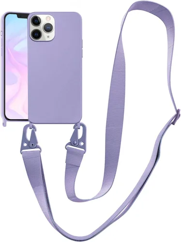 Vista 166 de Funda compatible con iPhone 8 Plus, iPhone 7 Plus/6 Plus/6S Plus con cordón, funda cruzada para iPhone con correa ajustable de silicona para iPhone