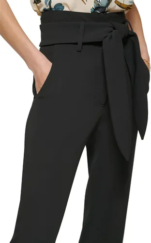 Vista 5 de DKNY Pantalón de cintura Misses Paperbag para mujer