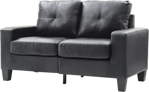 Vista 4 de Newbury PF-G463A-L - Sofá recto con brazo acampanado y acabado negro