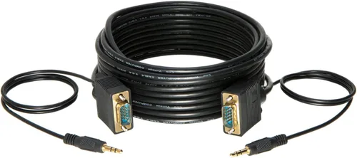 Vista 13 de Cables Direct Online Cable de monitor SVGA de 3 pies - macho a macho VGA a VGA 1080P para PC, proyector, computadora portátil, TV
