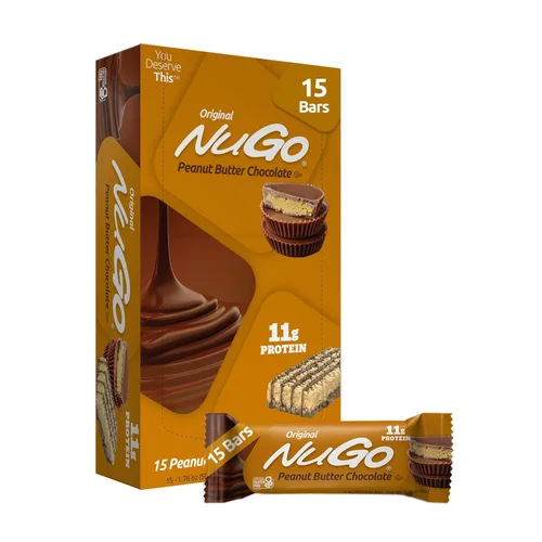 Vista 11 de NuGo Barra de proteínas, café, 0.39 oz de proteína, sin gluten, 15