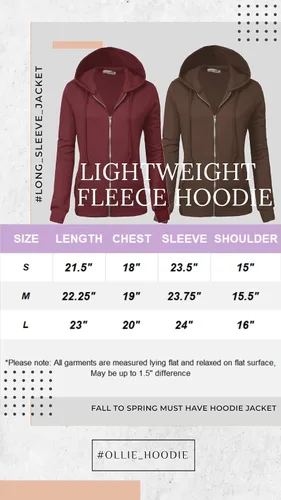 Vista 6 de OLLIE ARNES Sudadera con capucha y cremallera completa para mujer - Chaqueta de manga larga