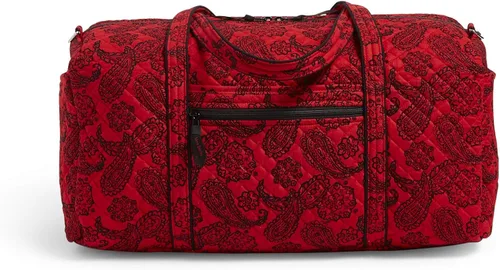 Vista 2 de Vera Bradley Women's Cotton Collegiate Large Travel Duffle Bag (Multiple Teams Available)