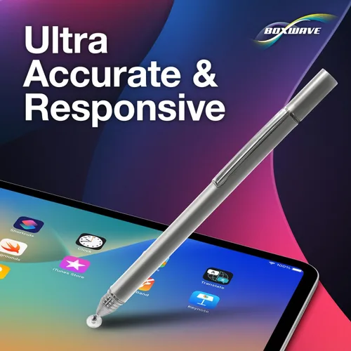 Vista 3 de BoxWave Lápiz óptico compatible con Apple iPod Touch (7ª generación 2019), lápiz capacitivo FineTouch, lápiz capacitivo súper preciso