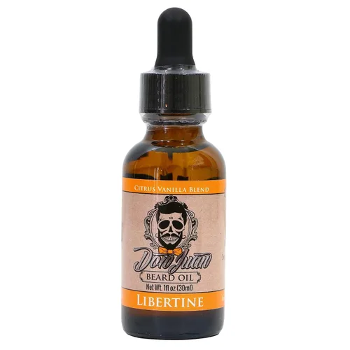 Vista 4 de Don Juan Libertine - Aceite y acondicionador para barba – 100% orgánico – Mezcla única de aceites naturales de jojoba, argán, vitamina E y más