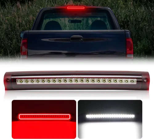 Vista 7 de Tercera tercera luz de freno LED compatible con F1501994-1996 F250/F350 1994-1997/para Bronco 1992-1996 ensamblajes de luz de freno de montaje alto