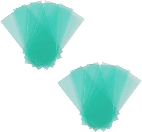 Vista 4 de 10-PACK Repuesto de lente protectora de soldadura de 3.5 x 3.75 pulgadas (90mm x 95mm) Lente de cubierta transparente