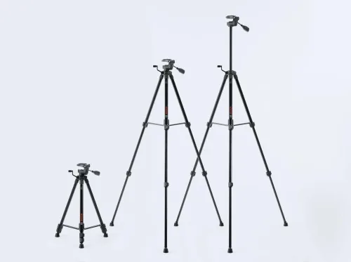 Vista 6 de BOSCH BT 150 Trípode Compacto con Altura Extensible para Uso con Láseres de Línea, Láseres de Punto y Medidores de Distancia Láser