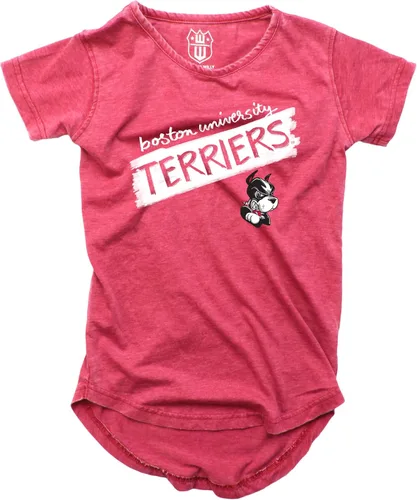 Vista 75 de Wes and Willy NCAA - Camiseta Burnout para niñas S/S