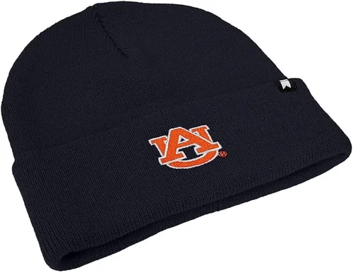 Vista 3 de Campus Lab Oficial Gorro de punto universitario - Unisex para hombres y mujeres Universidad de Auburn/Logotipo del equipo/B