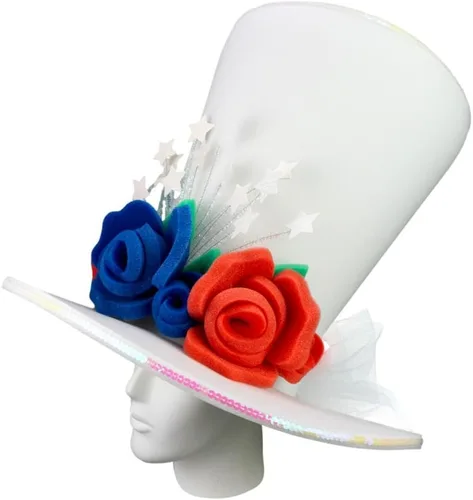 Vista 83 de Foam Party Hats: Feathers Princess Crown – Handmade Fancy Feather Crown for Weddings, Parties & Costumes