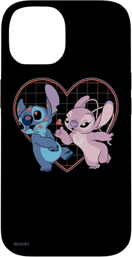 Vista 4 de Disney Lilo and Stitch Angel Heart Kisses - Carcasa para iPhone 17