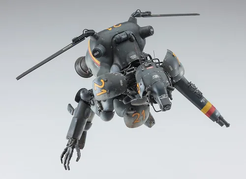 Vista 2 de Hasegawa - Kit de modelo de interceptor humanoide no tripulado tipo espacial 1:20 'Großer Hund Schwarzerhund' (Ma.K.)