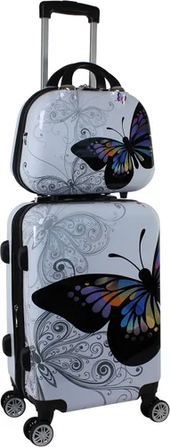 Vista 3 de World Traveler Equipaje de mariposa, Mariposa, Equipaje de mariposa