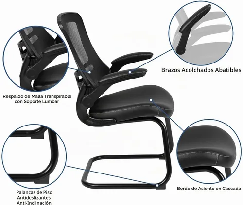 Vista 4 de Flash Furniture - Sillas de malla para oficina