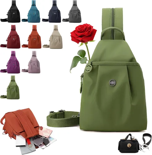 Vista 14 de Bolsa de viaje antirrobo premium 3 en 1 2025, bolsa de viaje de 2 vías con correas convertibles e impermeable para mujer