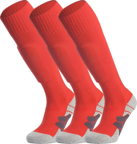 Vista 23 de APTESOL - Calcetas de fútbol hasta la rodilla (paquetes de 1/3/5) Calcetas acojinadas para niños, jóvenes, adultos, para equipos deportivos OTC