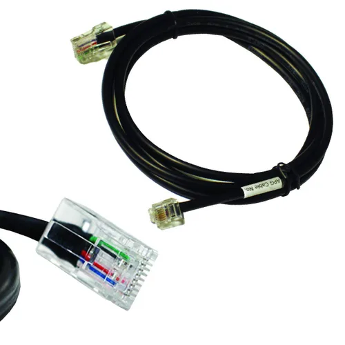 Vista 2 de APG Cable de interfaz de impresora CD-102B Cable para conexión de cajón de efectivo a impresora 1 x RJ-12 macho - 1 x RJ-45 macho Se conecta
