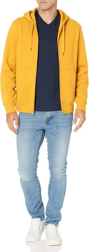 Vista 5 de Tienda Essentials Mens Full-Zip Hooded Fleece Sweatshirt Available in Big Tall